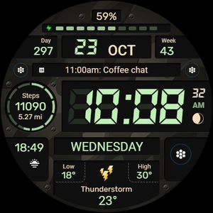WFP 129 Military watch face by WFProduction by Alexandr Kovalev