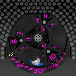 URWERK UR-106 Black Pink by Mellin