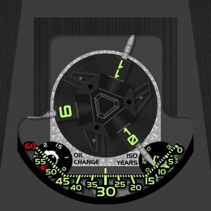 URWERK UR-203 Black PT by Mellin