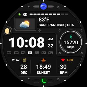 WFP 125 Digital watch face by WFProduction by Alexandr Kovalev