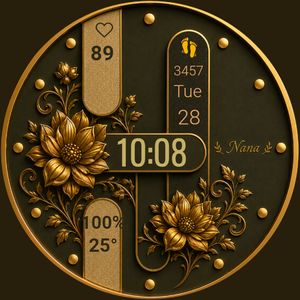 nana.golden.floral by Nana