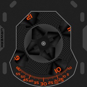 URWERK UR-105 Clockwork Orange by Mellin