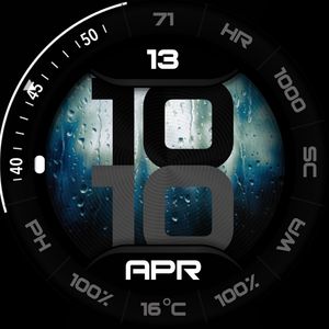 Dark Rage Weather W Free by Patrick's Watches