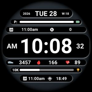 DADAM129: Digital Watch Face by DADAM Watch Faces