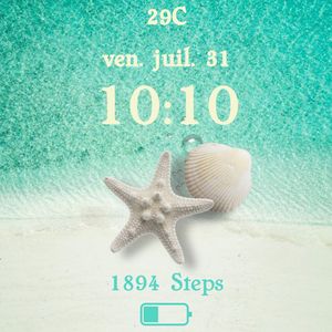 Sea water summer beach by Angel