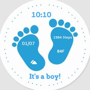 Gender reveal boy by Wila