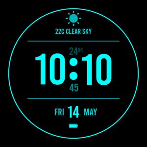 Clean Digi Weather by rich709