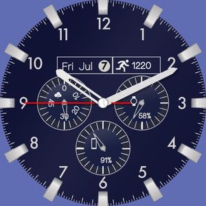 Blue watchface by eldarazulay3
