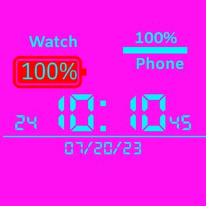 My first clock Neon Pink 24 Hr by Matt Howell