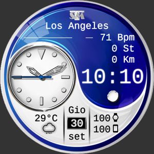 Yin Yang Watch Blue by TaSiMa