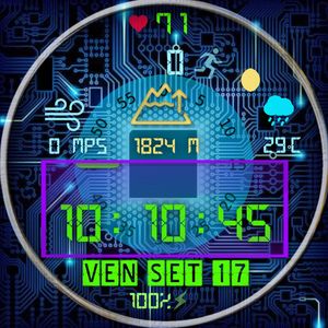 Digit Cyber Time+Violet by Luke Time