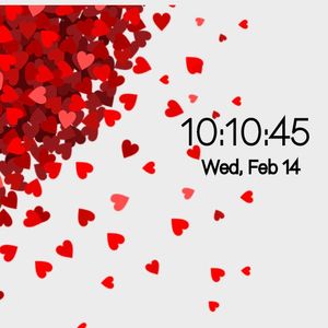Valentines Day Watchface by AG Software
