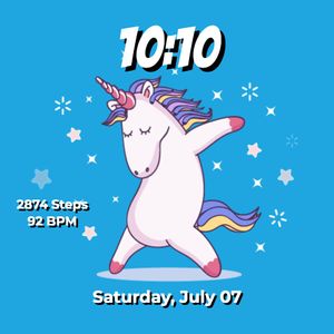 Dabbing Unicorn (animated) by krillion
