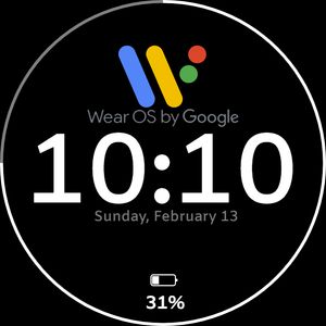 Simple WearOS Pixel Watchface by scrappy