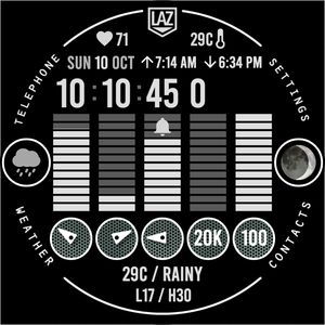 LAZ | BARS II MONO by LAZ | SmartFaces