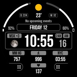 WFP 202 Digital watch face by WFProduction by Alexandr Kovalev