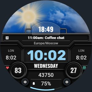 WFP 211 Weather animated watch by WFProduction by Alexandr Kovalev