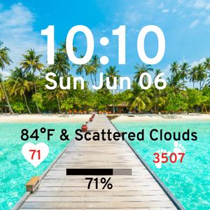 Tropical Beach by Mrs.King