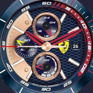 Ferrari Blue watchface by didjan