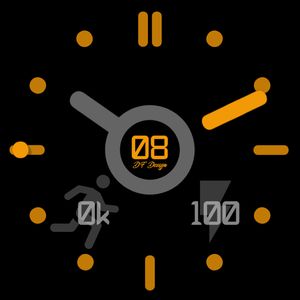 Orange Dots Bright by Drews Faces