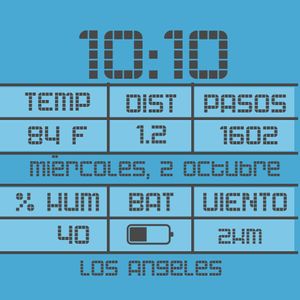 LCD Data Azul by El Pollo