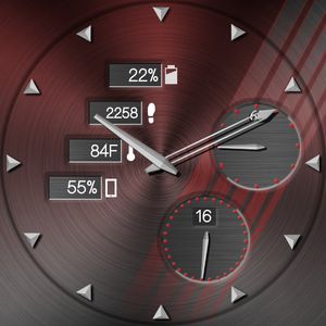 Brushed Metal Red V1 by Orakix