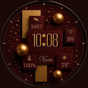nana.burgundy.gold by Nana