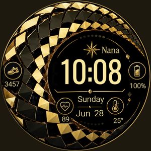 nana.gold.tiles by Nana