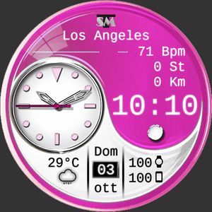 Yin Yang Watch Pink by TaSiMa