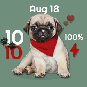 Pug Love by FW Watchfaces