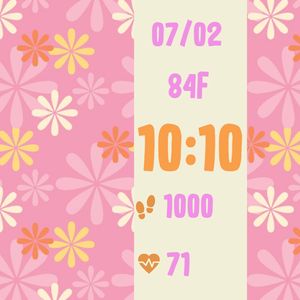 Bright Retro Flowers by Ginger