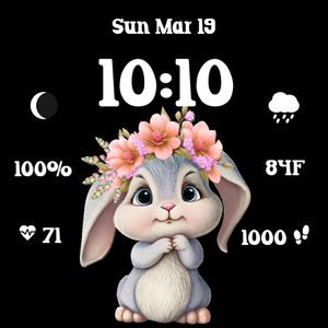 Adorable Spring Bunny by Ginger