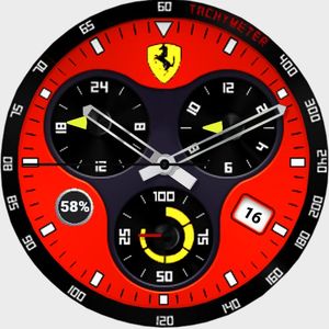 Ferrari Red with bezel by Crossfire