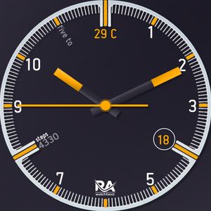 RA:A8 yellow by RA watchfaces