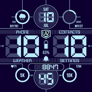 LAZ | Titan Deep Blue by LAZ | SmartFaces