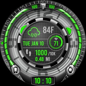 HY002 Silver/Green by Merge Labs