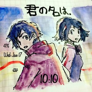 Taki and Mitsuha by pacingpoet