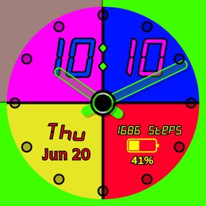 colourful watch by gareth