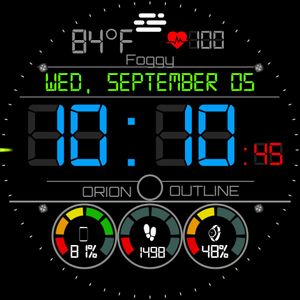 Mk-16 Gauges V.2 Blue 24hr by Sirius Designs