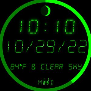 Green phospher by MAD MAX WATCHES