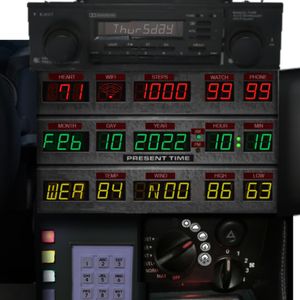 Delorian Time Machine by Fitz