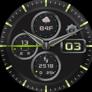Dark Chronograph Yellow by Hosfam Designs