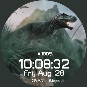 Jurassic Adventure Watch Face by CULTURXP