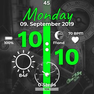 BF Time Green by myData