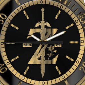 Zelda Gold Bezelless by txentx