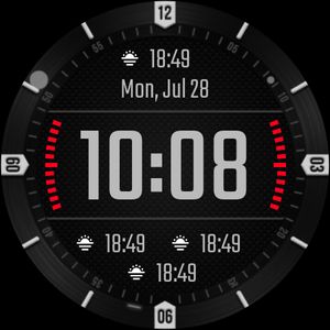DADAM46: Graphic Hybrid Watch by DADAM Watch Faces