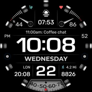 WFP 233 Digital watch face by WFProduction by Alexandr Kovalev
