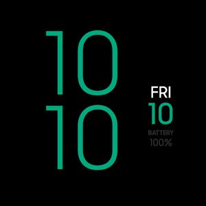 Galaxy "SIMPLE" 12h by JOHN Design