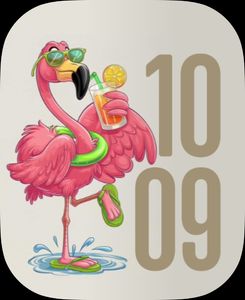 Pink Flamingo by B75
