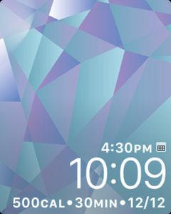 Winter Geometric Pattern by Sarah